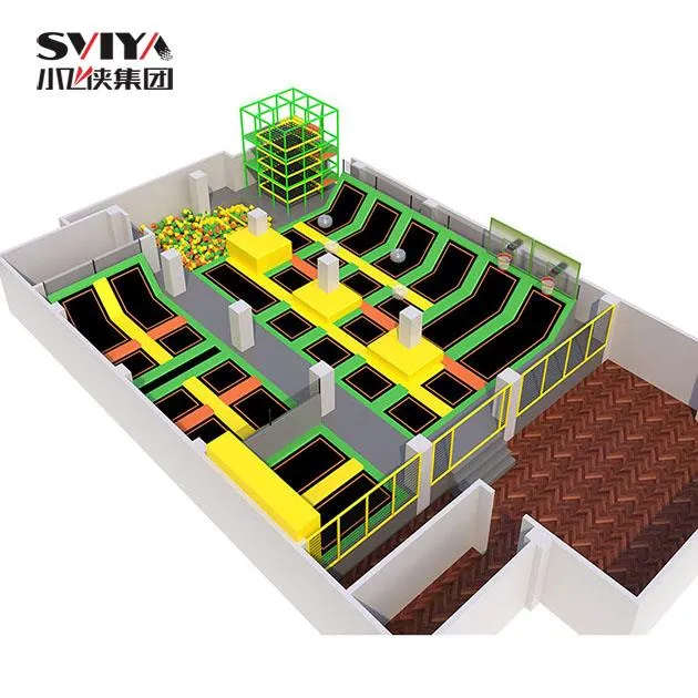 High Jumping Spring Trampoline Park